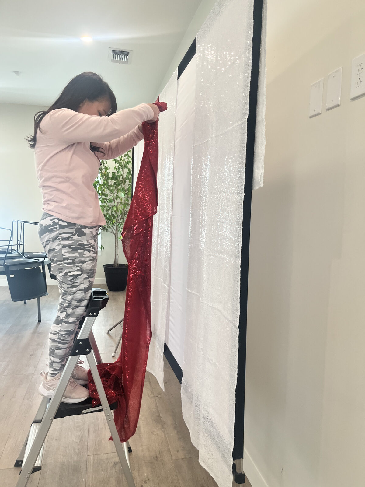 LePre Designs owner at work behind the scenes